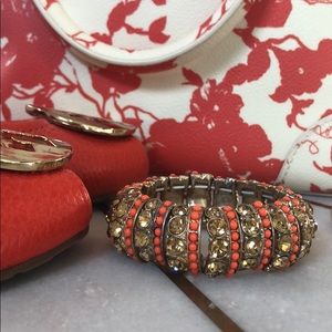 JCREW Orange and Yellow Bracelet